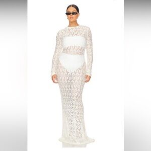 L'Academie Kayden Lace Maxi Dress
